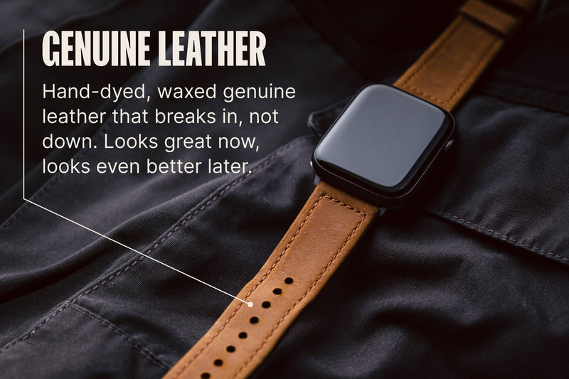 Vulcan Ascent - Brown Apple Leather Watch Band